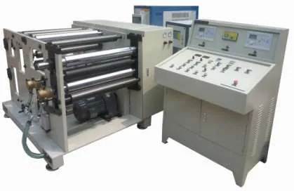 ZHLWE-800型激光全息宽幅模压机 ZHLWE-800 Laser Rainbow Holographic Embossing Machine